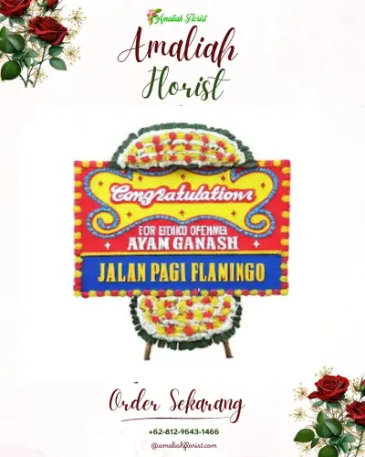 Bunga Papan Congratulation di Cihampelas